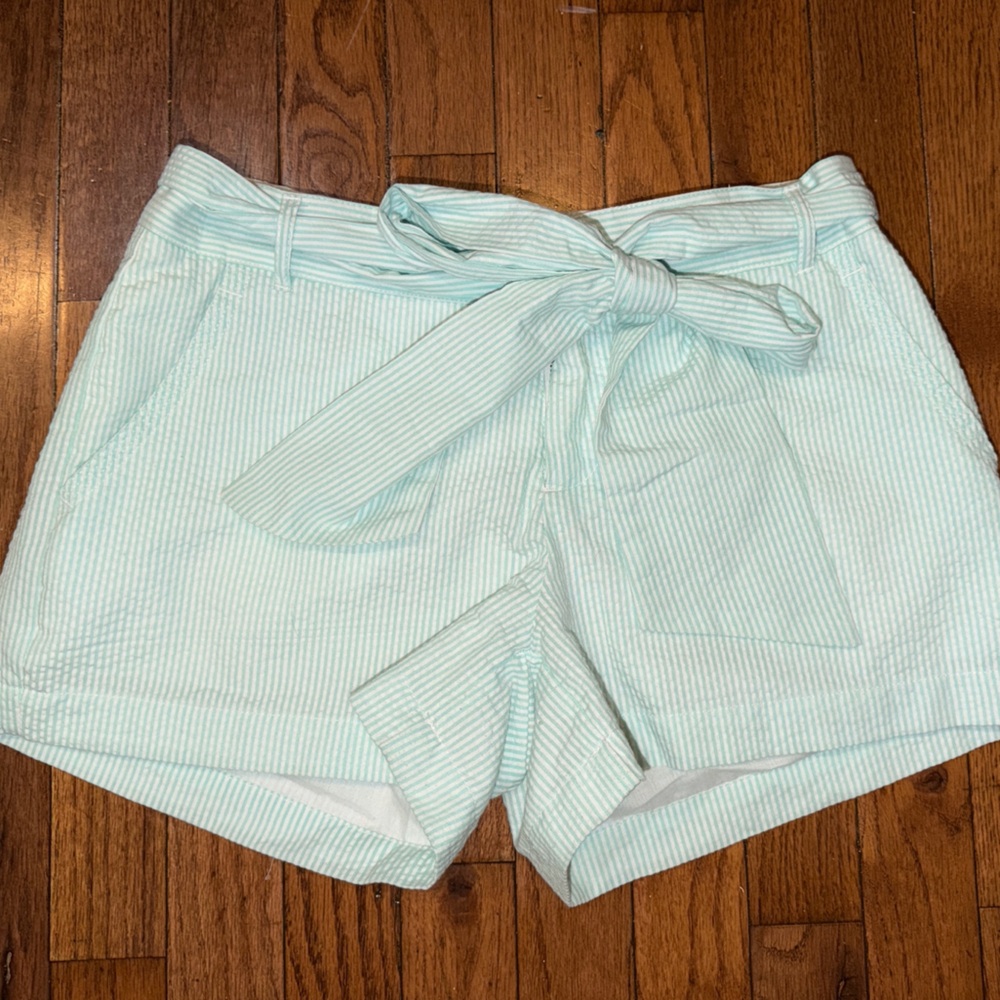 Lauren James Light Green High Waist Shorts